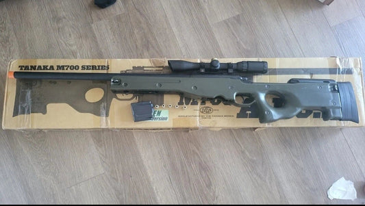 Tanaka M700 Series rifle on a wooden floor